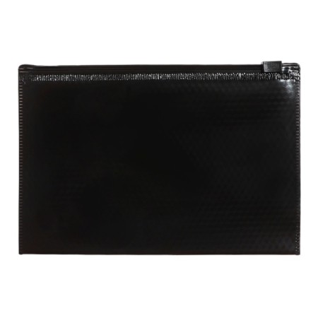 The convert folder on the ZIP-Molniya C6 (175x117 mm), 180 μm, Erichkrause "Diamond Total Black", opaque, embossing, black