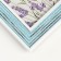 Photo frame plastic 13x18 cm "Weaving" blue-blue with white stroke 21.5x16.5 cm