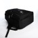 Youth backpack from textiles, 2 parts on lightning, 3 pockets, black/gray color