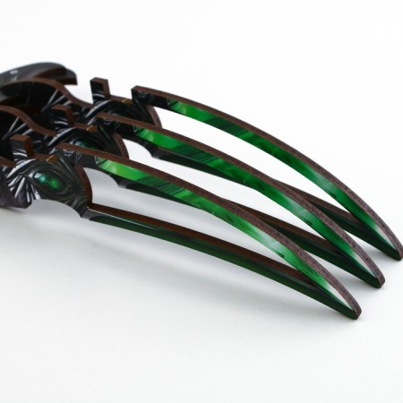 Wooden weapons, children's souvenir “green”, mole -bearing claws, 18.7 x 10.5 x 3.4 cm-2