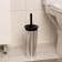 Rambai toilet kit: a sheer with a stand, 11.5 × 11.5 × 28 cm, black color is black