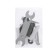 Kronstein Luazon Kron-58, for TV, inclined-horned, 14-55 ", 40-380 mm from the wall, black
