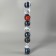 Set of balls Plastic D-6 cm, 9 pcs "Melody" Orbitis pattern of elite blue, mix