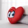 Antistress pillow "I love wings", heart