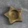 Ground Golden Gold Gold, 6x6x3cm, for a candle 3.5cm