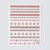 Nail stickers 10.2*8cm New Year's patterns Z-D5406 red/green substrate QF