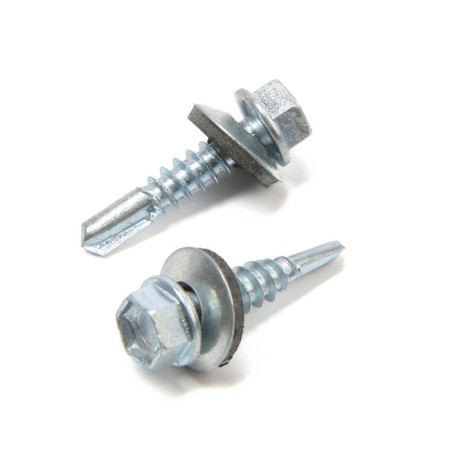 Roofing screws 5.5x25 mm, galvanized, 200 pcs.
