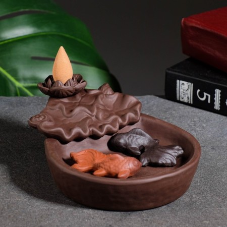 Set of incense on the stand "Fish" 13x5x11cm-3