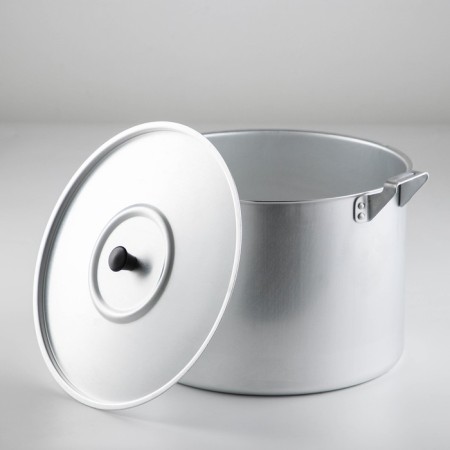 Aluminum pan, 10 l, d = 26 cm, metal cover-1