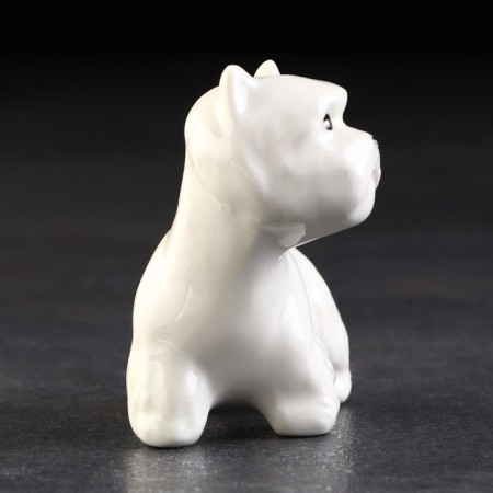 Porcelain figurine "West Heyland White Terrier, stands", 7 cm-3