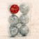 Set of balls plastic D-6 cm, 6 pcs "Festive mood of the strip" silver