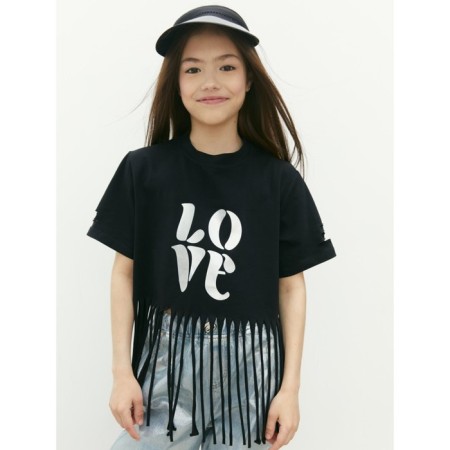 T -shirt Children's Amarobaby Rope, height 128 cm, black color-8