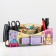 Organizer for office items "School of amenities", eternal calendar, color, yellow