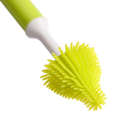 Brush for a nipple and dummy, green color-2