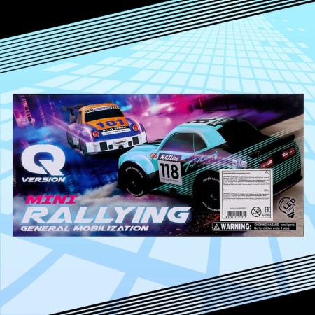 Race machine, radio -controlled, light effects, blue color-10