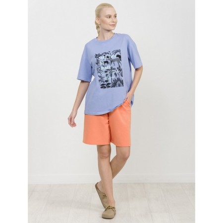 Female T -shirt, size XS, lavender color-1