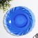 Plate flat Sea Brim, d = 21 cm, glass, blue color