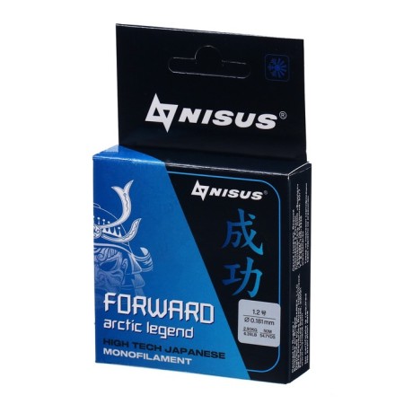 Nisus Forward Arctic Legend, diameter 0.181 mm, test 2.9 kg, 50 m, Nylon Transparent-1