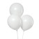 Latex ball 12 ", pastel, set 25 pcs., White color