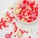 Sprinking confectionery "white-pink pearls", dragee, soft, 50 g