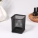 Storage for storage of manicure/cosmetic supplies, 9.5 × 8 cm, black color
