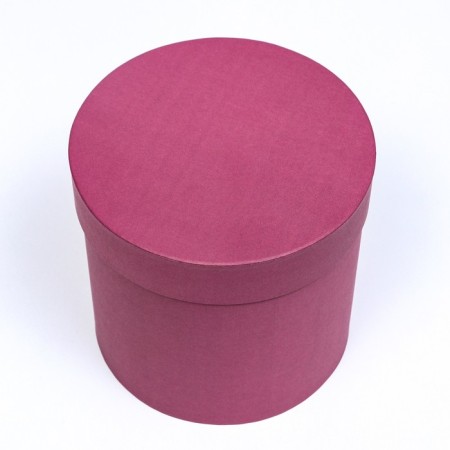 Set of round boxes 5 in 1 "paints", fuchsia, 25 x 25 x 25 - 19 x 19 x 19 cm-3