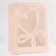 Gift package with a curly window, 25 x 18 x 35 cm, pink