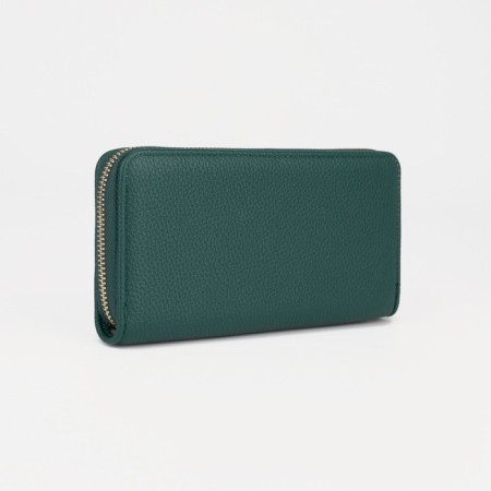 Women's wallet with lightning, green color-1
