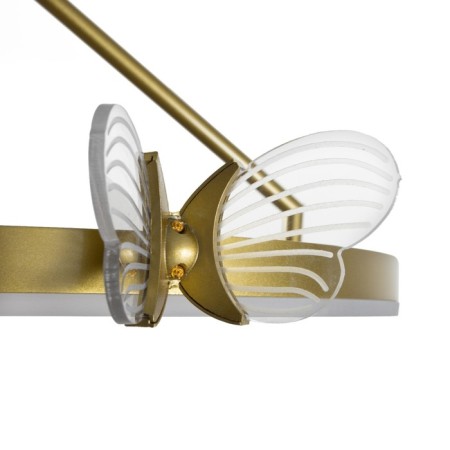 LUSTER "Butterflies" LED 68W 3000-6000K gold 50x50x27.5 cm Bayerlux-5