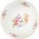 Round Menuet salad, decor "Meissen flower, gold laying", 24 cm