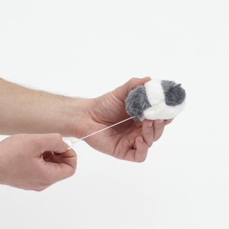 Vibrating toy, 5 cm, gray-white-4