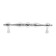 Tundra bracket handle, m/o 128 mm, chromium color