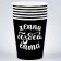 A one -time paper glass “Happy Birthday”, a set of 6 pcs., 250 ml