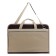 Folder for drawings and drawings for artists A3, 450 x 320 x 30 mm, handles, frame, with pocket, brown/beige, estado