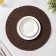 Serving napkin on the table “Shine”, d = 38 cm, brown color