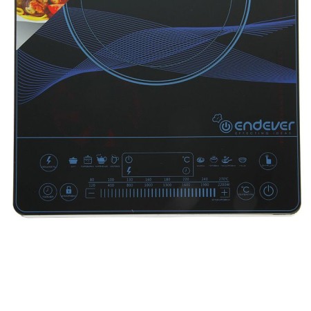 Induction tile Ender Skyline IP-32, 2200 W, 1 burner, 8 programs, black-1