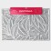 Set of serving napkins on the table of the leafopad, 4 pcs, 45 × 30 cm, silver color