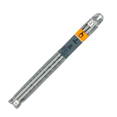 Knitting knitting straight aid 8.00 mm/35cm, plastic, 2 pcs