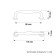 WAVE PC173WH handle, m/o 96 mm, white color