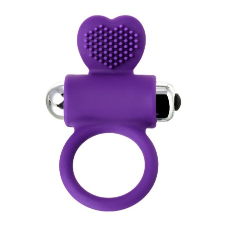 Vibrookol with cilia Jos Pery, silicone, purple, 9 cm-1