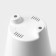 Kashpo for flowers with an insert "Valencia", 2.8 liters, white color