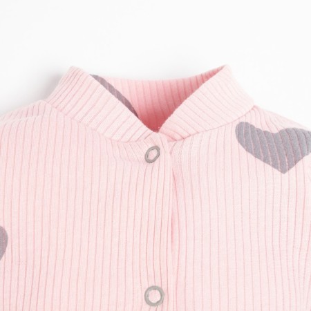 Combineson crumb I am “heart”, height 62-68 cm, pink color-1