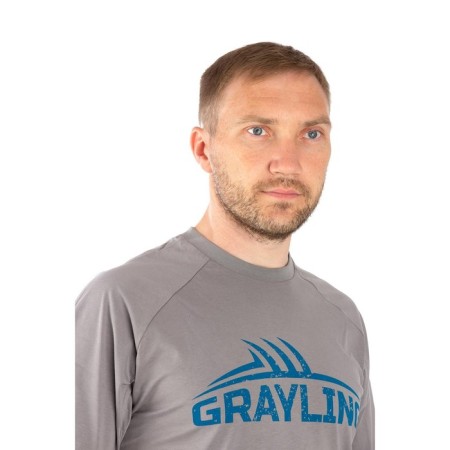 Grayling Logo T-shirt, Cotton, Gray, Rr.-6