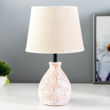 Magda desktop lamp E14 40W Beige 20x20x33cm Risalux