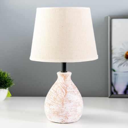 Magda desktop lamp E14 40W Beige 20x20x33cm Risalux