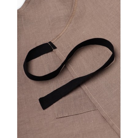 Apron Ethel "Woody" 60x70 cm, Len 100%, 190 g/m2-3