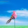 Plug for indoor plants "Bird" 3x3cm, 8cm mix / packing 12pcs, price per pcs