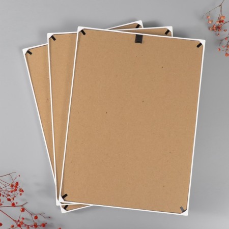 Set of photo frames plastic L-5 21x30 cm (3 pcs.), White-2