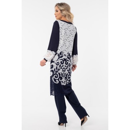 Women's tunic, size 42, the color is blue,-3