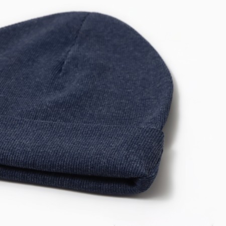 Women's cap, blue melange color, rr 54-56-1